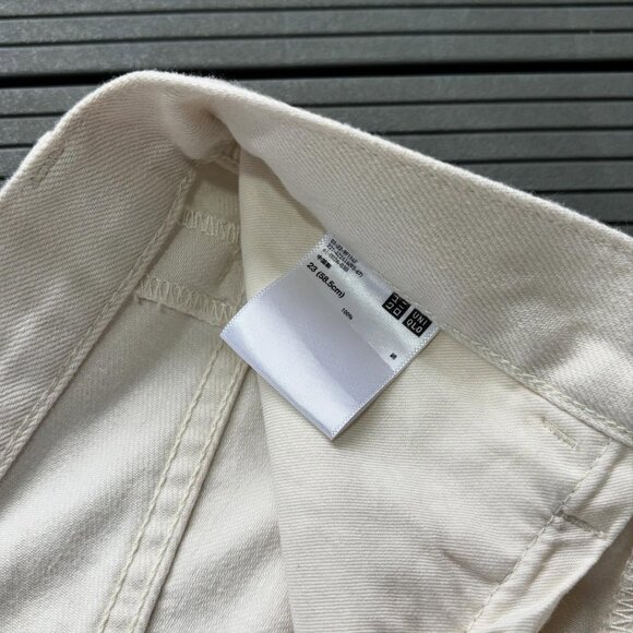 Elegant Cream Wide-Leg Pants - Picture 5 of 5